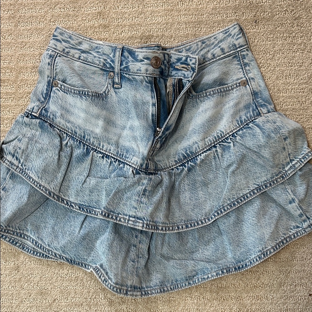 American Eagle Outfitters Blue Denim Skirt